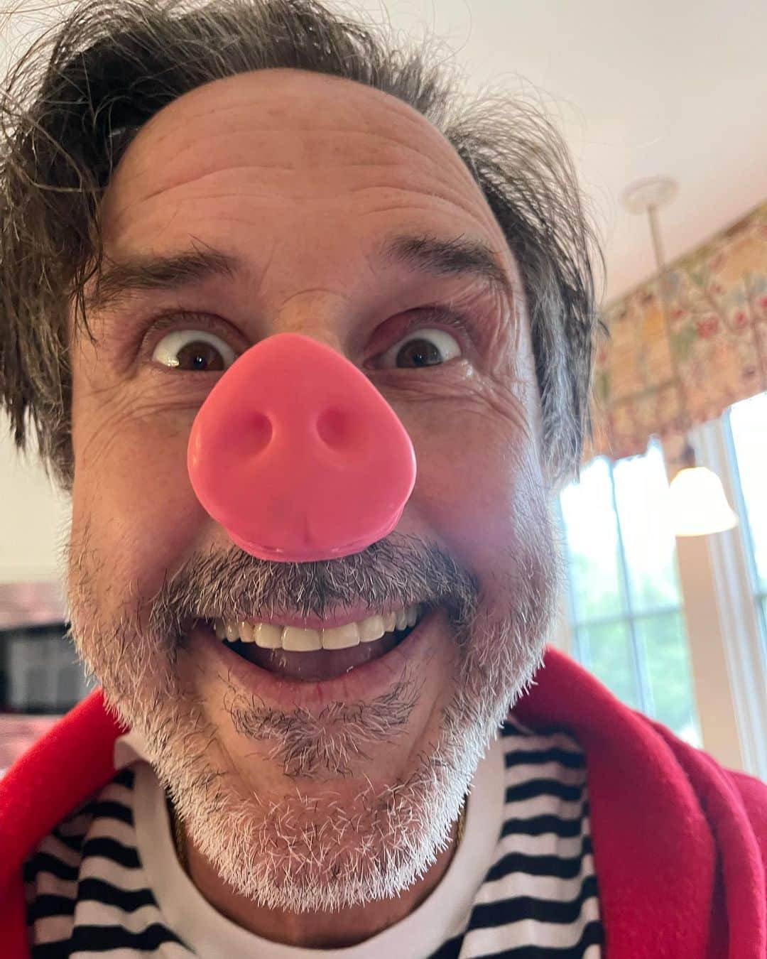 デヴィッド・アークエットのインスタグラム：「I love my new #halloween noses from @rednosefactory Best Noses in the Biz! Thank you 🤡❤️🌈」