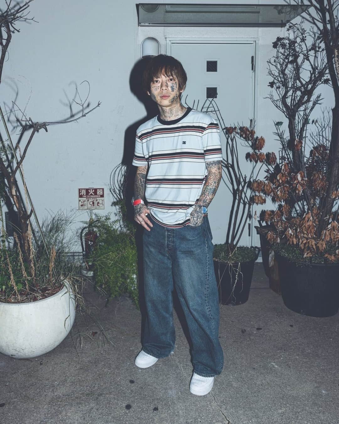 のインスタグラム：「Name: TAPPEI⁠ Age: 29⁠ Occupation: Tattoo artist⁠ ⁠ Pants #BEAMS⁠ Shoes #NIKE⁠ Watch #TAPPEI⁠ ⁠ Photo by @iam_____riku⁠ ⁠ #スナップ_fs #fashionsnap #fashionsnap_men」