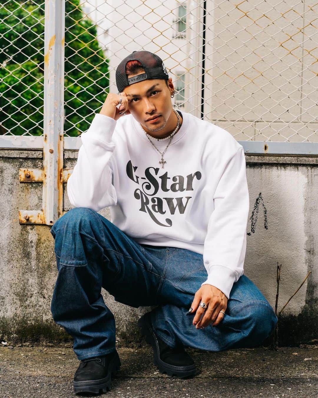 G-Star RAW Japanのインスタグラム：「Introducing FOXY BOXY SWEATER, curated by @bboy_reo19   #GStarRAW #GStarRAWjapan #ジースターロゥ」