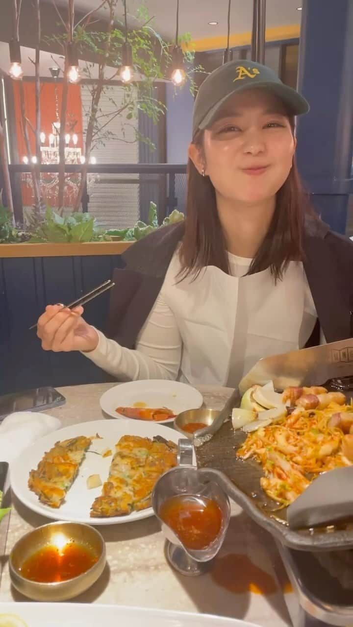 花影香音のインスタグラム：「韓国料理行ってきた✌︎」