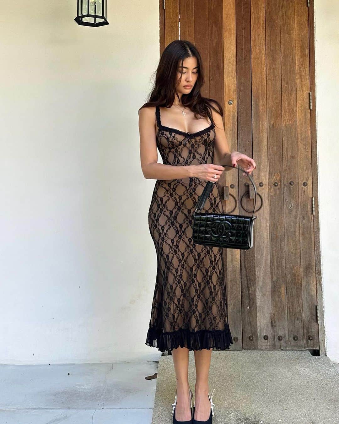 tiger Mistさんのインスタグラム写真 - (tiger MistInstagram)「TM angel, @lena_helenabusch spotted in the Deja Dress. Online now! 🖤」10月16日 19時01分 - tigermist