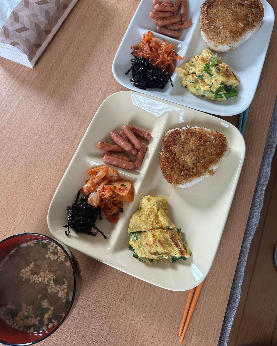 黒田絢子さんのインスタグラム写真 - (黒田絢子Instagram)「久しぶりに🍽️ 最近土曜日の朝ごはんに力を入れてるみたい❤️笑 土曜くらいはちゃんとパン食べたい🍞🥐 ってなるみたい…笑笑 それ以外は平日のザザッと料理ww  #おうちごはん #料理 #japanesefood #food #instafood #cooking #手料理 #foodstagram #クッキング #instagood #lunch #yummy #dinner #アヤsキッチン」10月16日 19時02分 - ayakokuroda_official