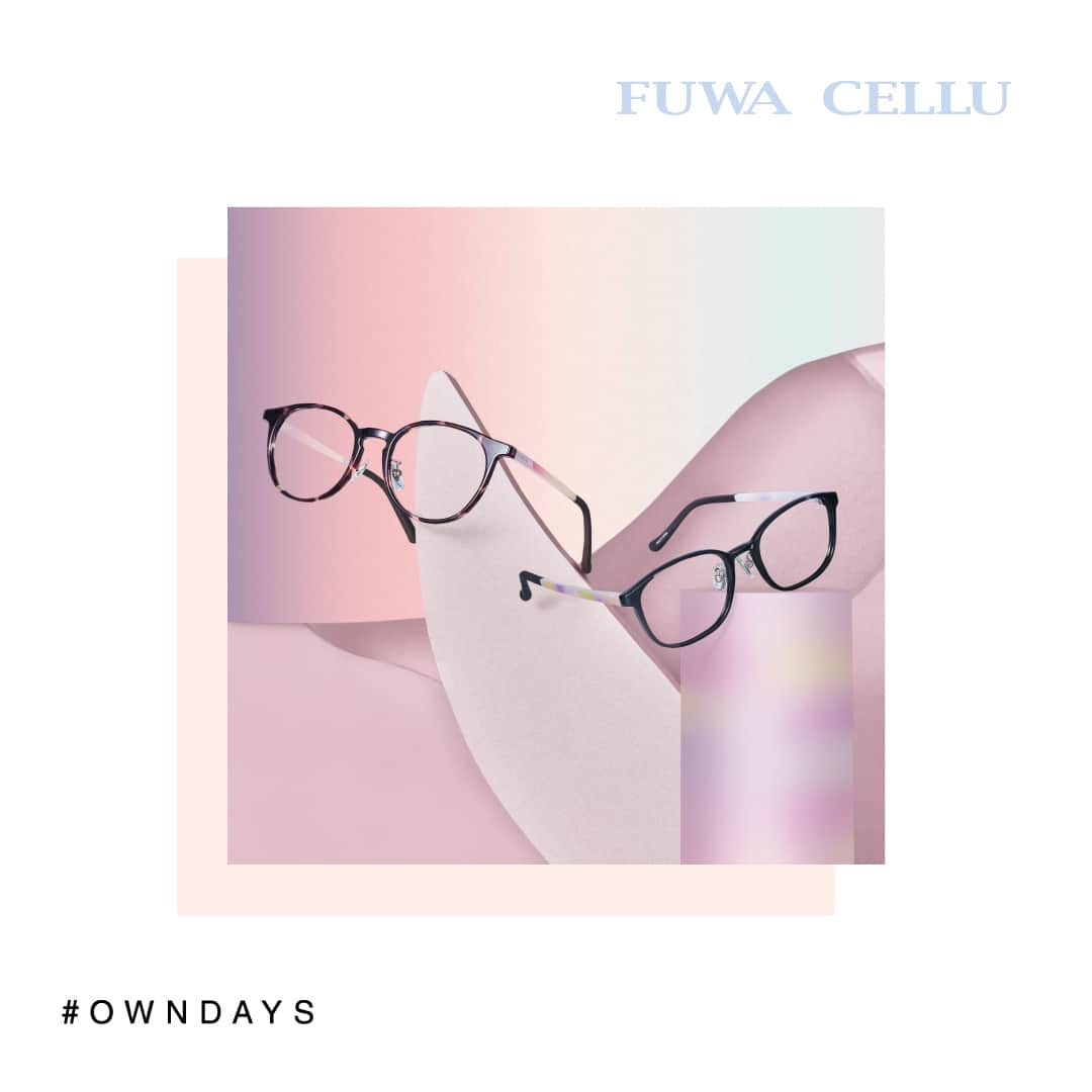OWNDAYS JPのインスタグラム：「#OWNDAYS New arrival 「FUWA CELLU（フワセル）」  シンプルなで、テンプルはミルキーカラーの上にオリジナルのグラデーションカラーを加え、絶妙な柔らかい配色が大人可愛いポイントです。  コーデに取り入れやすい透明感のあるクリアカラーフレームは程良い抜け感を演出してくれます。  ◻︎FC2030A-3S（ブラウンデミ）￥9,000 ◻︎FC2024T-1S（ブラック）￥9,000  #OWNDAYS #眼鏡 #メガネ #サングラス #ファッション#プチプラ #アクセサリー #glasses #outfit #sunglasses #fashion」