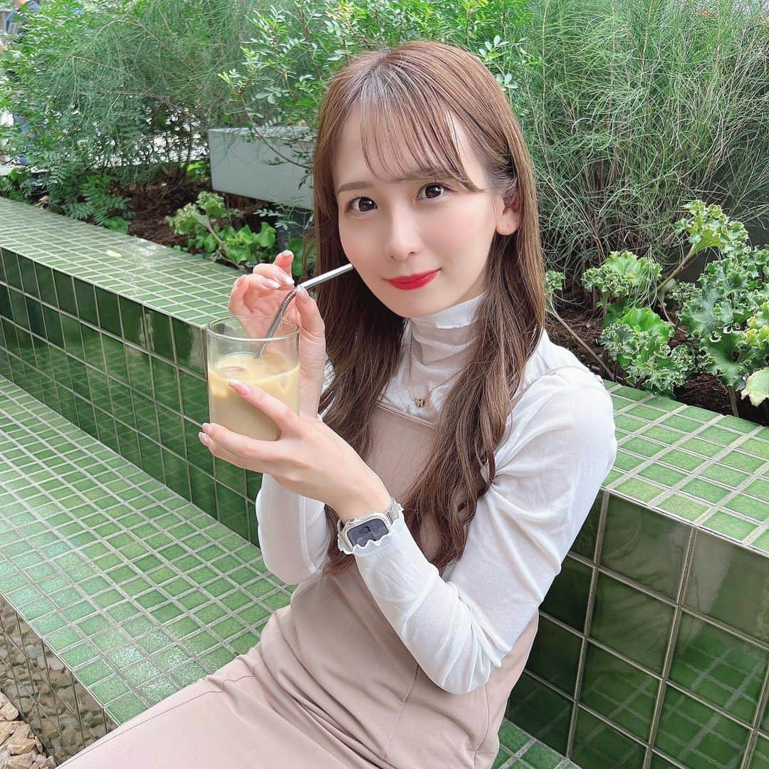 中川珠里さんのインスタグラム写真 - (中川珠里Instagram)「お天気いい日は外でのんびりしたくなるね🦥   #渋谷  #カフェ」10月16日 20時20分 - juri_nakagawa1