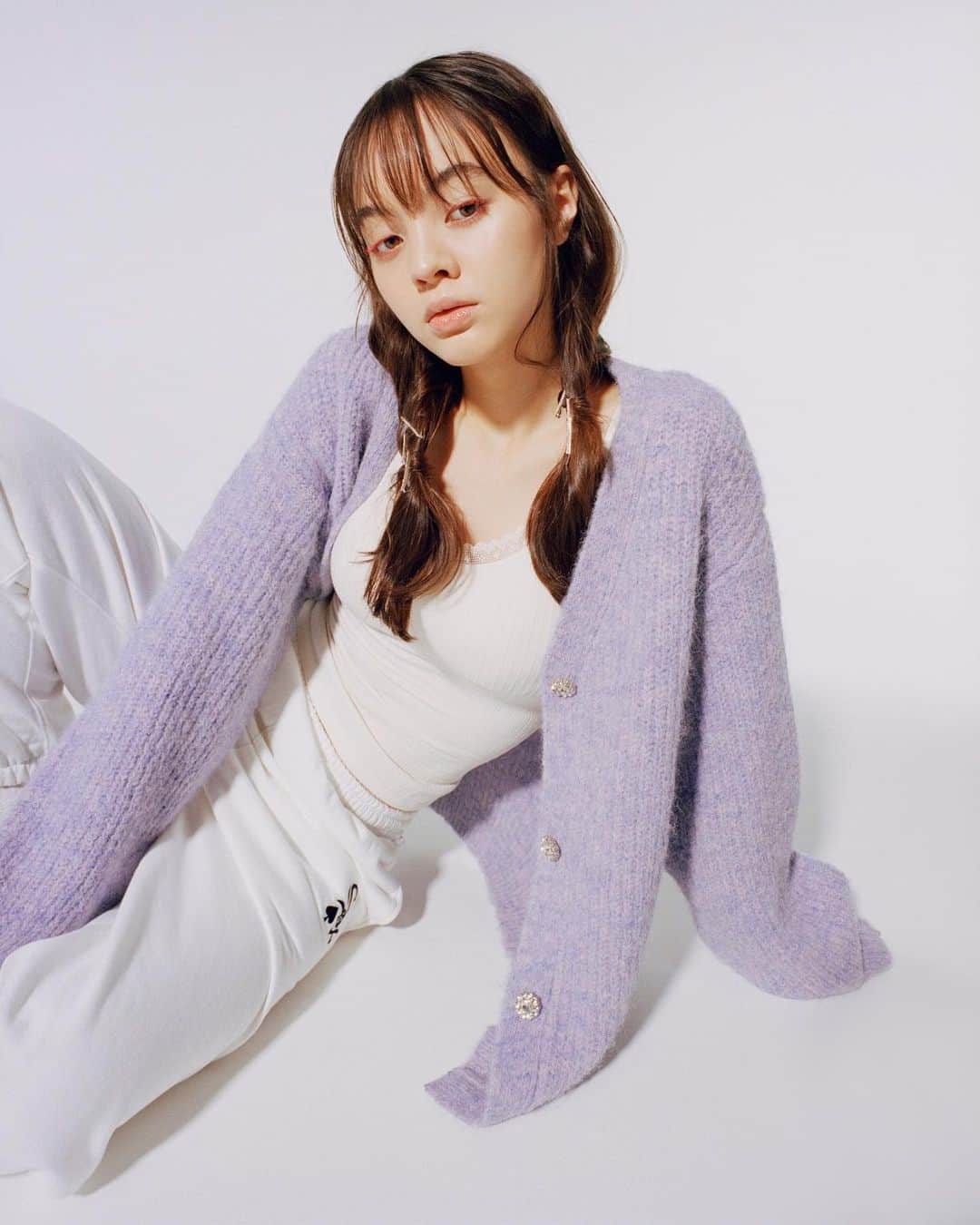 藤田エミリのインスタグラム：「VIVAYOU × PUBLUX FALL&WINTER COLLECTION 💜💜💜  #VIVAYOU #PUBLUX」