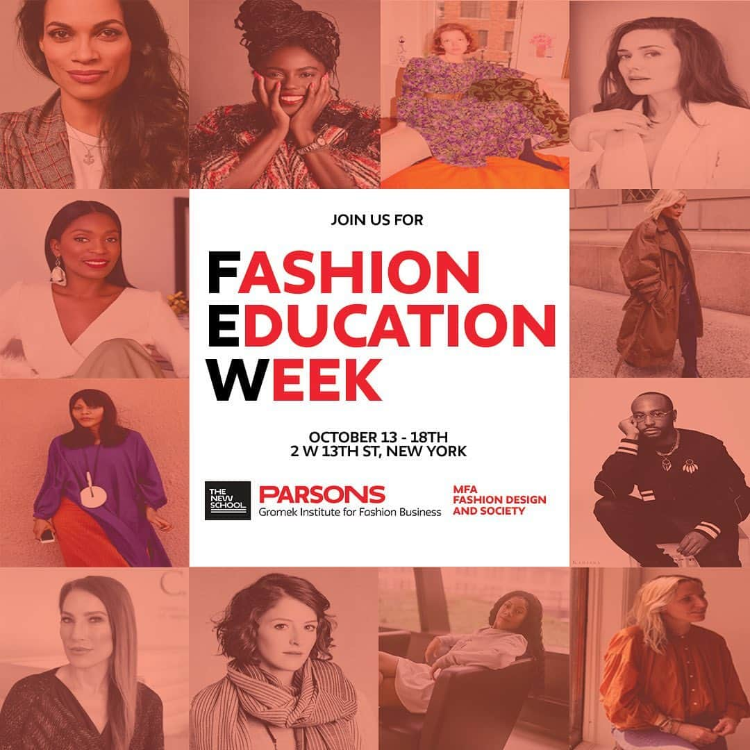 メーガン・ブーンさんのインスタグラム写真 - (メーガン・ブーンInstagram)「The New School @parsonsgromekinstitute & @parsons_mfafds MFA Fashion Design & Society invite you to the inaugural Fashion Education Week! This year marks the beginning of an exciting journey featuring a lineup of guest lectures, hands-on workshops, inspiring readings, active-making sessions, and exclusive special sessions.   Few is an open platform that considers Fashion Education a catalyst for change. A space for conversations to explore the intersections between fashion design, creative industries and social justice.  Secure your spot now! 📚💡 RSVP with the link in BIO  Speakers include: Chesley Wayte (IMG / NYFW), Rosario Dawson (Actress, Studio189, VotoLatino), Megan Boone (Actress), Abrima Erwiah (Parsons, Studio189), Lucia Cuba (Parsons), Sara Kozlowski (CFDA), Batsheva (Batsheva), Rajni Jacques (Snapchat), Kaley Roshitsh, (former WWD / Sustainable Apparel Coalition), Dana Davis (Mara Hoffman), Reni Folawiyo (Alara)  Jeff K. Drouillard (Parsons), Fiona Dieffenbacher (parsons), Naika Colas (Parsons), Geoffry Gertz (Parsons), Lynn Simon & Laura Lanteri (Parsons), Ahmrii JOhnson (Parsons), Omar Seivwright (Parsons), Stone Hubbard (Parsons), Otto von Busch & Steven Faerm (Parsons), Emily Huggard (Parsons), Lucciana Luciana Scrutchen (Parsons), Liliana Sanguino (Parsons), Ibada Wahud (Parsons)  🗓️ FRIDAY OCT 13TH -WEDNESDAY 18TH, 2023 ⏰ Check the link in bio for the complete schedule 📍 ANNA-MARIA AND STEPHEN KELLEN GALLERY | SHEILA C. JOHNSON DESIGN CENTER | 2 WEST 13TH STREET, GROUND FLOOR | NY  👩🏽‍💻Graphic design: @muevelineastudio  #FashionEducationWeek #ParsonsGromek #Parsons #FEW2023 #GromekInstitute #FashionBusiness #fashionrising」10月16日 20時57分 - msmeganboone