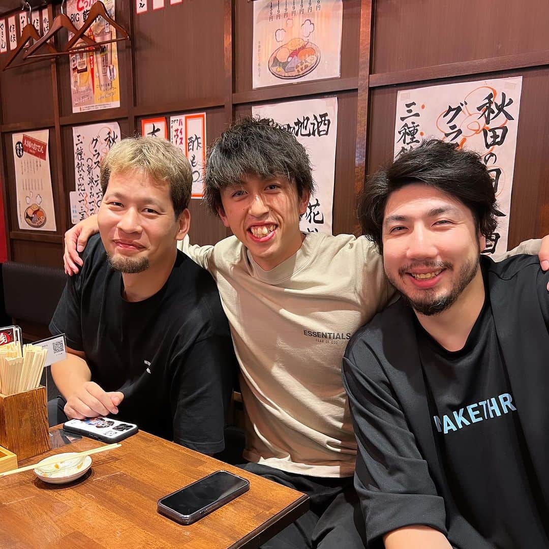 のインスタグラム：「同期🤝🔥  @yoooossshhhiii @tateyama33」