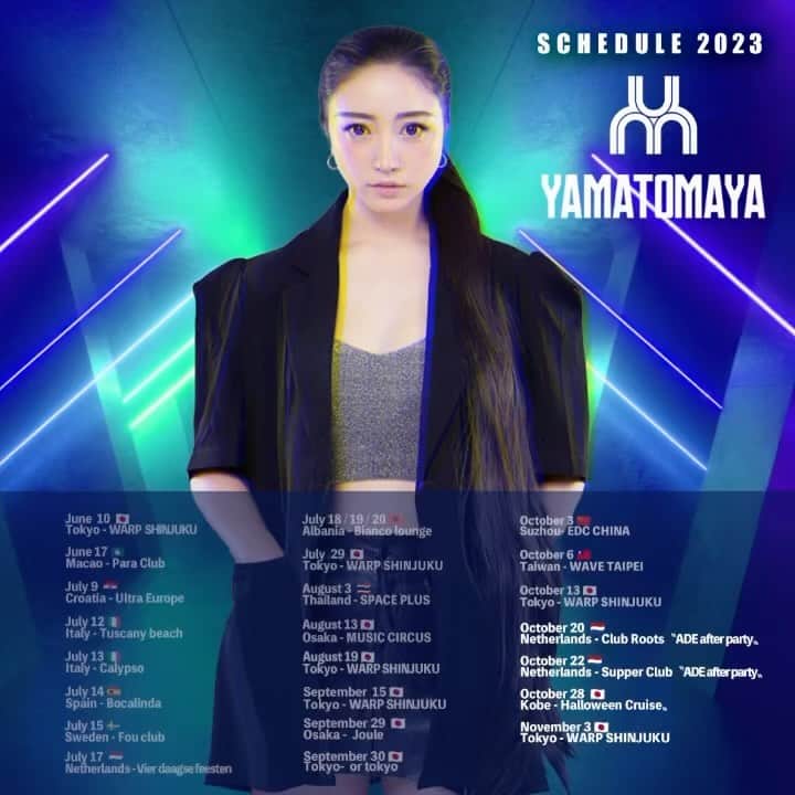 ᴍᴀʏᴀのインスタグラム：「Updated my schedule‼︎Next,Let's go to the ADE after party in🇳🇱 Netherlands! Who can I meet there? ➡︎🎥My good memory🏀before the ADE after party show last time😆  スケジュールをアップデート🎉動画は最後ADE出演した時に公園で男の子と遊んだ思い出〜アムス行ったら現代Mocoアートとゴッホ美術館おすすめ✨今日やっとこさ美容院も行けたので行く準備してます〜ここに載せてるパーティー以外にも色々参加する予定です‼︎ストーリーとか色々アップするので日本からも応援よろしくお願いします☺️  #後ろのベンチの人たちに癒される #実は昔バスケ部に入りたかった」