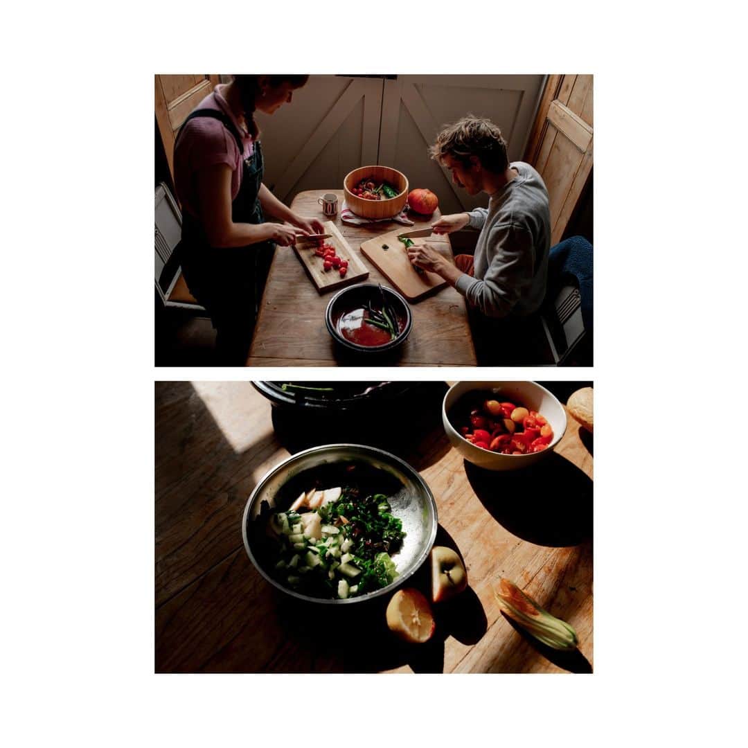 Airbnbさんのインスタグラム写真 - (AirbnbInstagram)「Help yourself to the veg in the garden.  🏡 Mendip House 📍 Axbridge, Somerset, UK」10月16日 22時14分 - airbnb