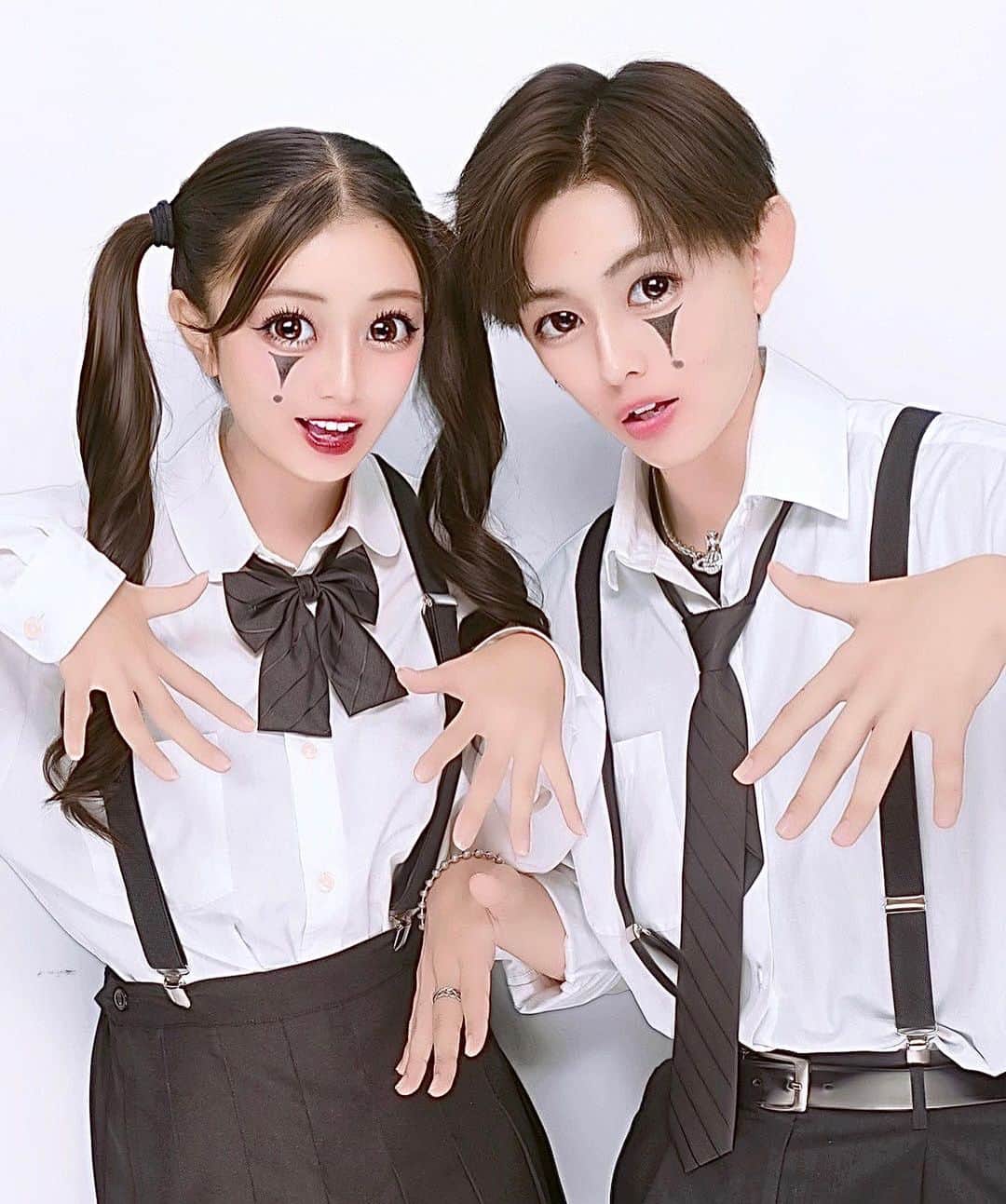 のインスタグラム：「とあちゃん似合いすぎー！！来年のコスプレなににする？  #今日好き#ハロウィン#コスプレ #カップル#プリクラ」