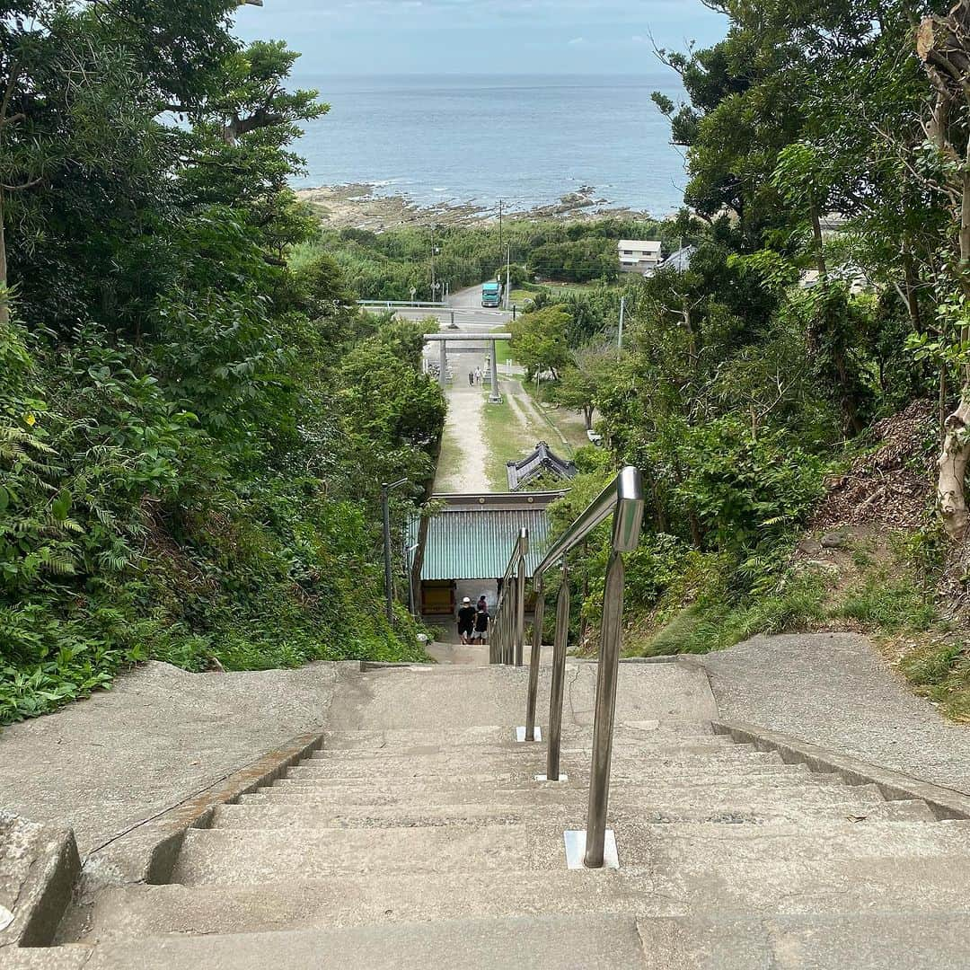 Rubyさんのインスタグラム写真 - (RubyInstagram)「📸2023.9.3 📍 洲崎神社(千葉県館山市)  吉方位取りで館山に行きました。  館山は一ノ宮が２つある不思議な場所。 今まで安房神社しか行った事なかったので洲崎神社も参拝。  急な階段がきつかった💦 富士山がのぞめる鳥居。 写真だとわからないけど富士山がきれいに見えました。  ⚠️ワンコと参拝しても大丈夫か確認してからお参りしました  #ヨーキー #ヨークシャテリア #yorkie #yorkshireterrier #ヨーキー好きと繋がりたい #犬のいる暮らし #pecoいぬ部 #rubyの神社仏閣詣り #吉方位 #吉方位取り #吉方位旅行」10月16日 22時43分 - ruby_the_yorkie