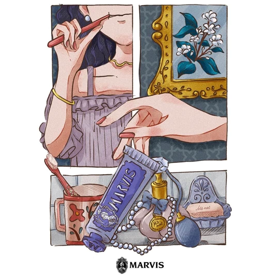 Marvis®️ Official Partnerのインスタグラム：「A morning meant for Jasmin Mint. 💜 #jasmin」