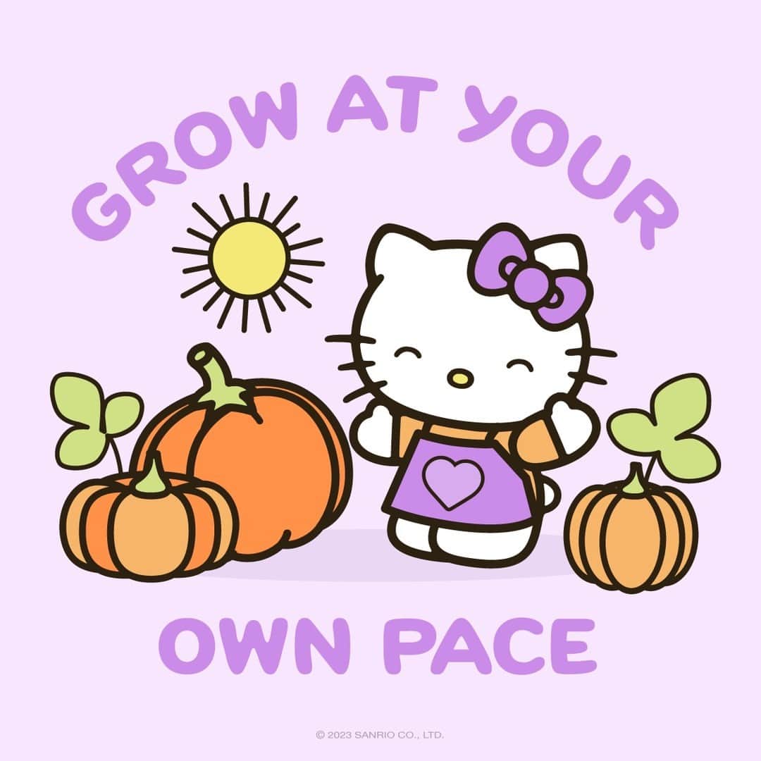 Hello Kittyさんのインスタグラム写真 - (Hello KittyInstagram)「Grow at your own pace 🎃💕 #mondaymotivation」10月16日 23時00分 - hellokitty