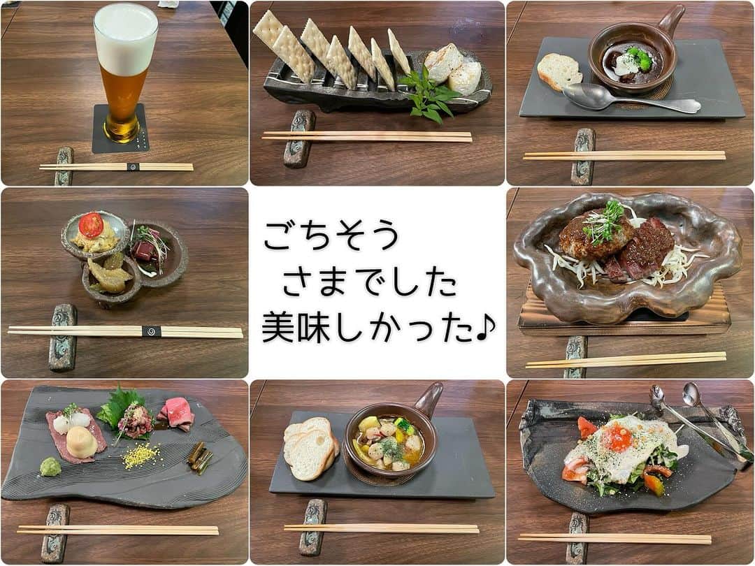山崎勝之のインスタグラム：「撮影終わりにみんなで食事。 ごちそうさまでした！  美味しいものをたくさんいただいたので、 明日も頑張れる！  おやすみー！」