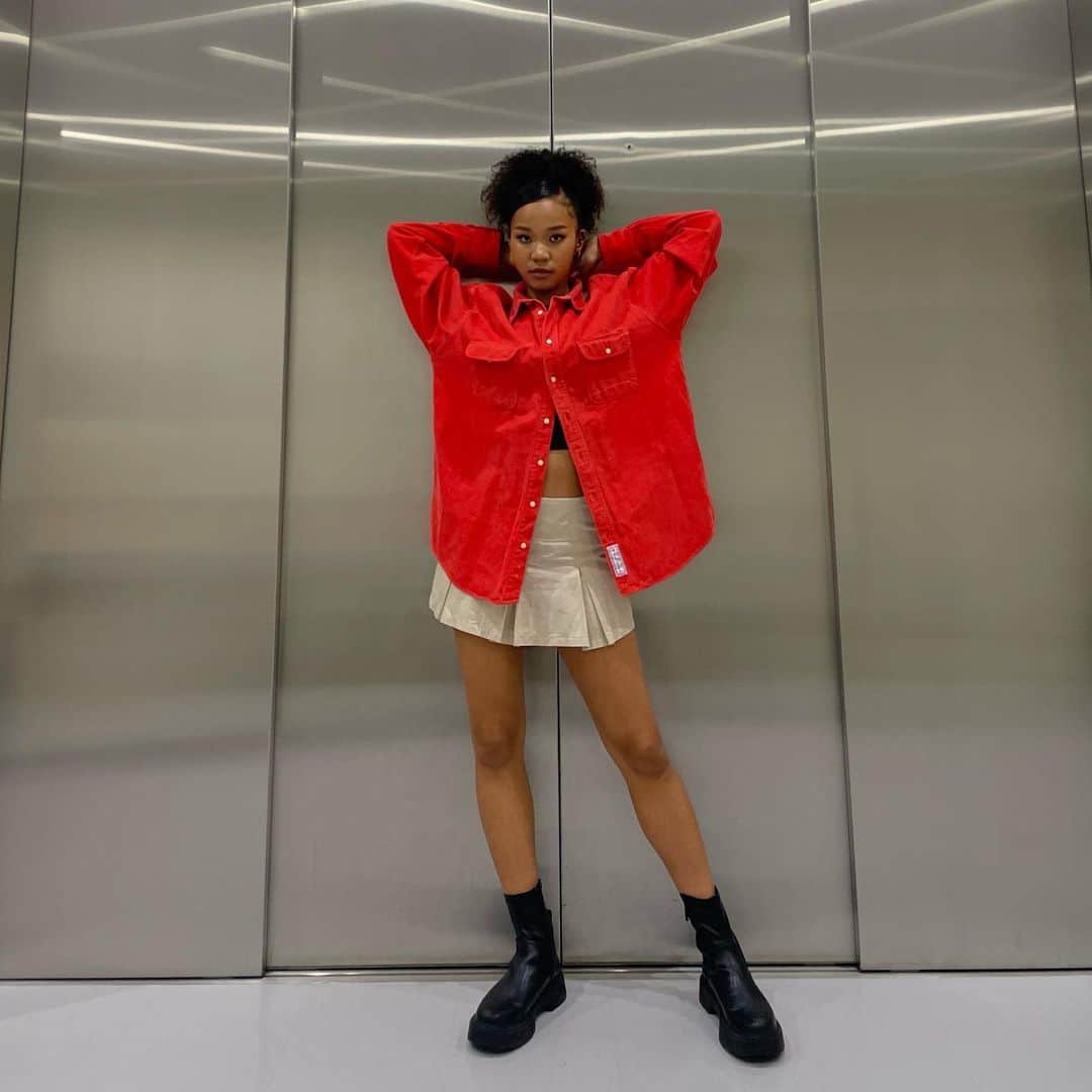 miyouさんのインスタグラム写真 - (miyouInstagram)「この日寒かった。 冬がはじまるよ☃❄   #miyouのおようふく」10月16日 23時30分 - lgm_miyou_official