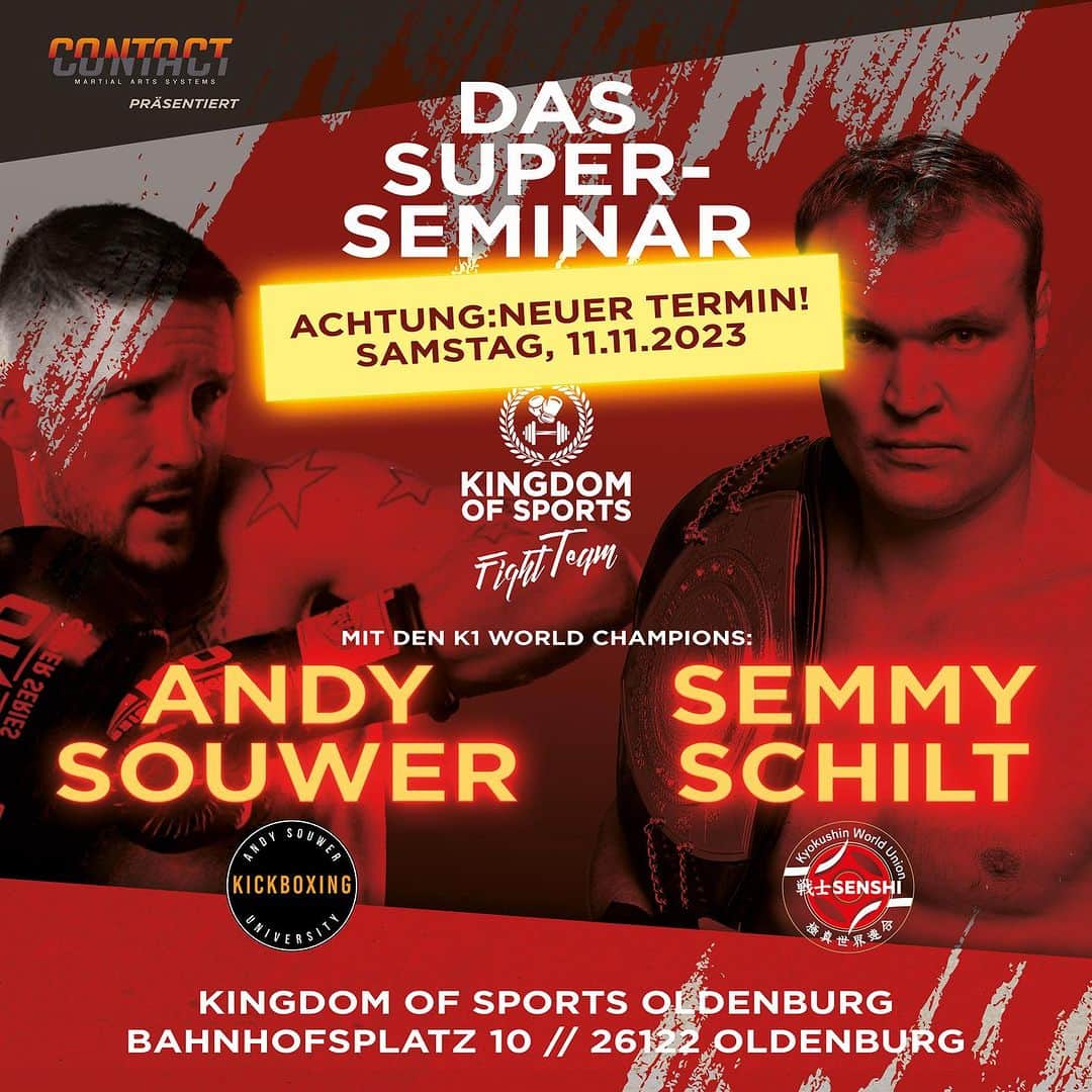 アンディ・サワーのインスタグラム：「Infos und Tickets ➡️ https://contact-store.de/pages/events」