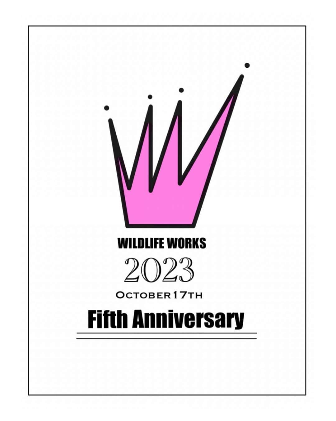 PURIのインスタグラム：「WILDLIFE WORKS  Fifth Anniversary🏜️  山あり谷ありですが皆様に支えられて無事に5周年を迎えられます。 何はともあれまだまだ道中でございます。 これからも引き続き仲良く刺激し合いながら進ませてくださいませ。  一歩一歩精進致します！！ 何卒宜しくお願い申し上げます🌞」