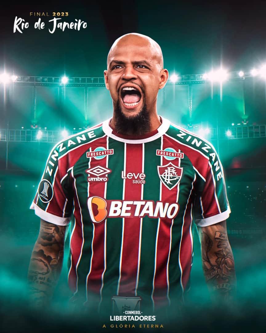 フェリペ・メロのインスタグラム：「😱🇭🇺 RUF RUF RUF!  💪 Felipe Melo, em sua terceira Final de CONMEBOL #Libertadores, a primeira com o @FluminenseFC! Conhece bem a #GloriaEterna!」