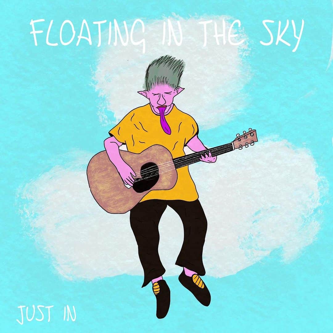 JustIn (ジャスティン)のインスタグラム：「初EP「Floating In The Sky」 サブスク配信スタート☁️  みんないっぱい聞いてね🥺 好きな歌は拡散して欲しいな😳😳  好きな曲はコメントに書いて教えて！ Tiktokとかにいっぱい投稿して🥰🥰  ジャケットデザイン @346_sunshiro  Mix & master @mayonnaise798」