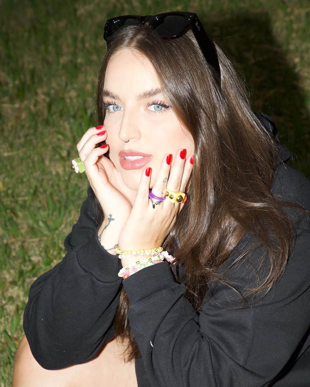 Bruna Unzuetaのインスタグラム：「Aquela olhadinha marotaaaa」