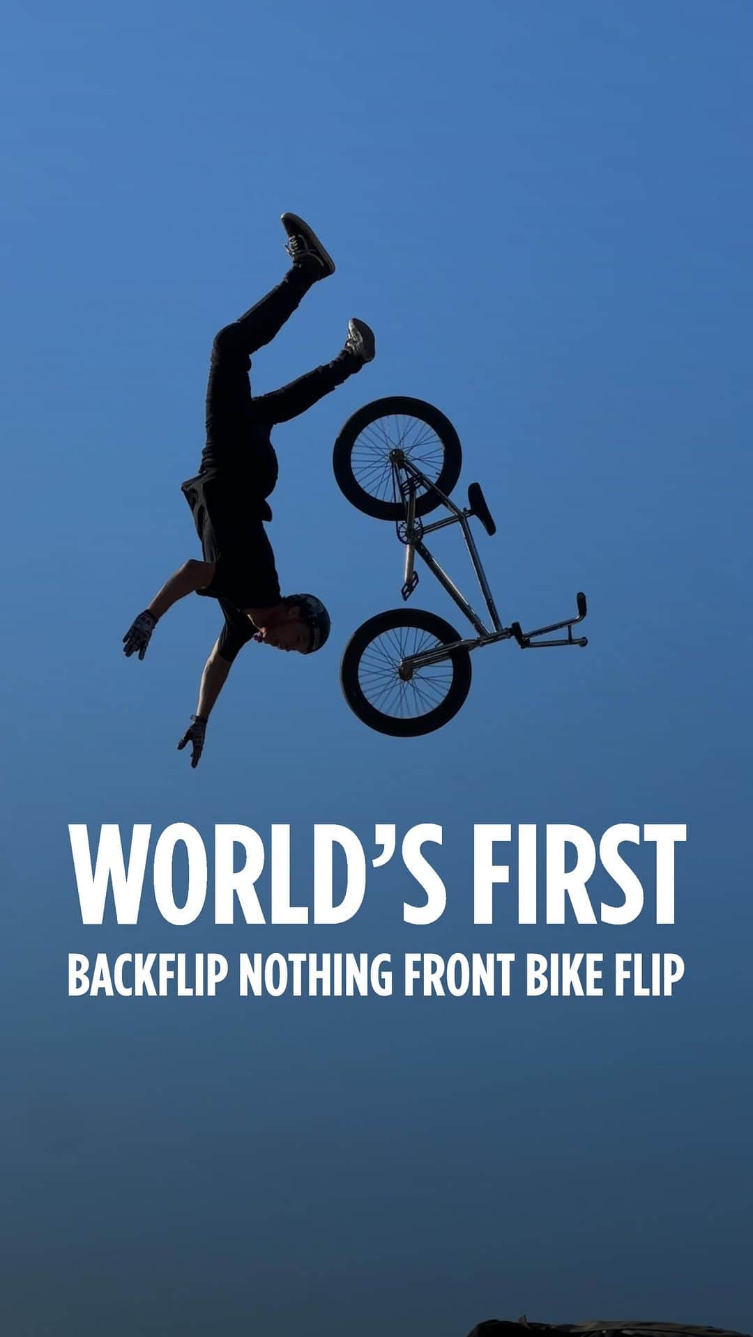 X Gamesのインスタグラム：「@rwillyofficial with another mind melter 🤯  11 Days, over 24 hours and 1000+ attempts. Ryan landed the World’s First “Backflip Nothing Front Bike Flip” or as @travispastrana calls it “The Free Willy” on BMX.  Watch the process on Ryan’s YouTube Channel 📺  #XGames」