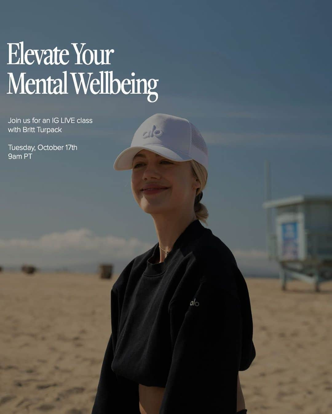 ALO Yogaさんのインスタグラム写真 - (ALO YogaInstagram)「In our fast-paced and demanding world, prioritizing mental health is no longer a luxury, but a necessity. Join us tomorrow on IG Live at 9am PST for a meditation session guided by @brittlovessmoothies, a mental health advocate and speaker.  Together, we will come together in community to reset your nervous system through a guided meditation and conversation around the importance of taking care of your mental wellbeing.」10月17日 0時57分 - aloyoga