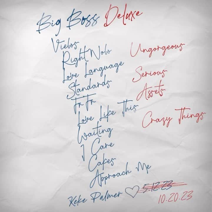 キキ・パーマーのインスタグラム：「Big Boss Deluxe out this Friday 10.20.23! Pre-save now: 🔗 in bio」