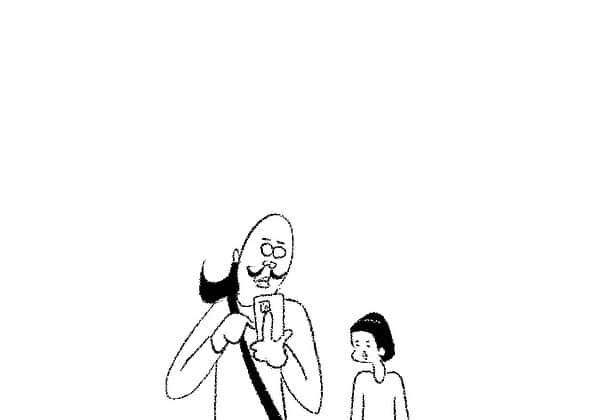 ケイタイモのインスタグラム：「2023/10/16 家も頑張れお父ちゃん！1938話 #マンガ #インスタ漫画 #育児漫画 #日常漫画 #instacomics #子育て #3姉弟 #ケイタイモ #keitaimo」