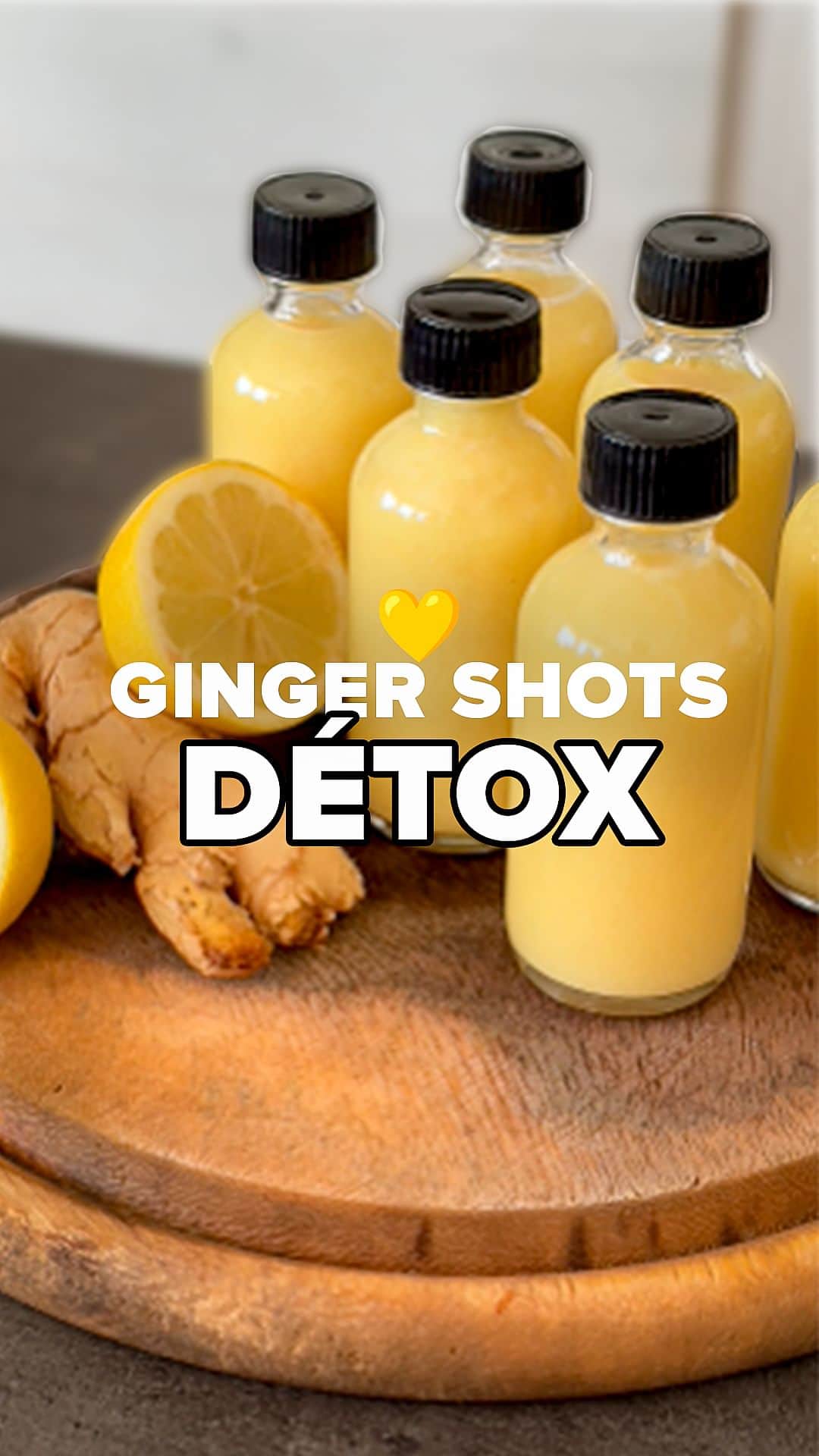 Carrefour Franceのインスタグラム：「One shot two shots three shots...⚡ Votre meilleur allié détox pour les 2 prochaines saisons 🥰  Vous avez déjà goûté ? 💛  #carrefour #gingershot #recettefacile #detox」