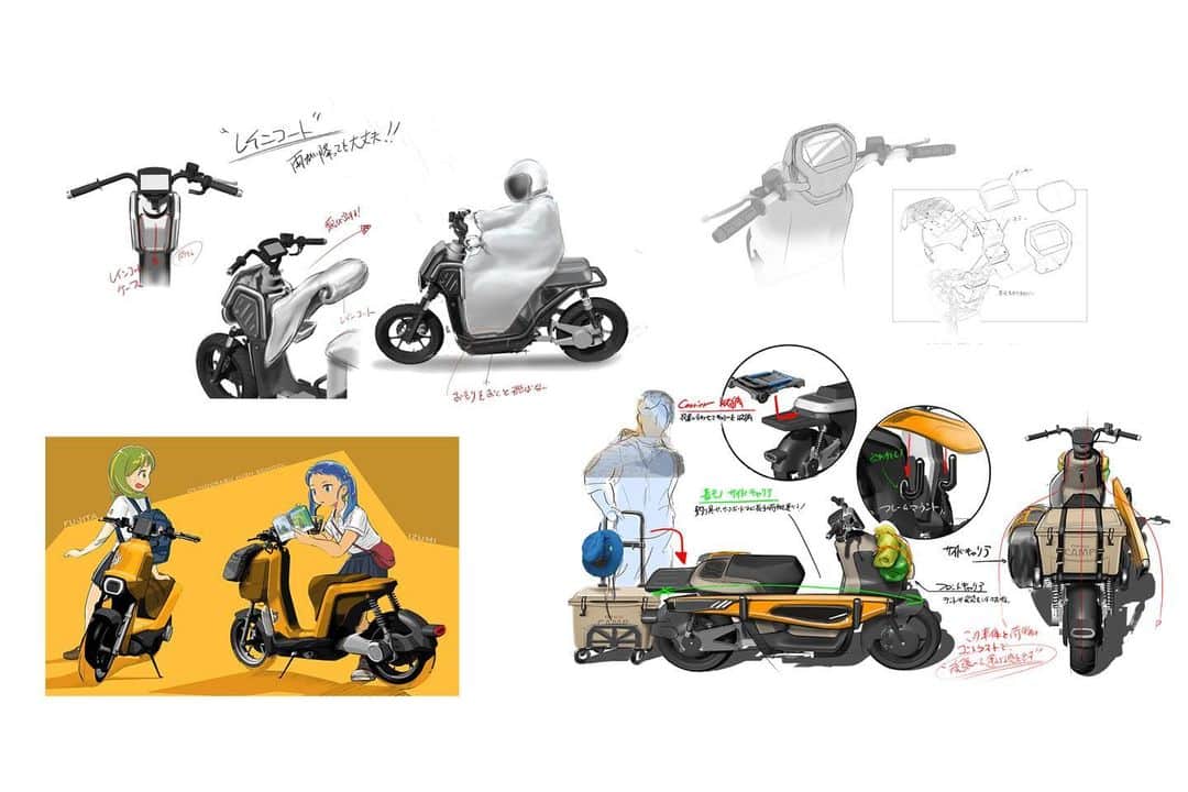 ヤマハ バイクさんのインスタグラム写真 - (ヤマハ バイクInstagram)「#ジャパンモビリティショー 〜出展物情報③〜 《 ELOVE（イーラブ） 》 ※参考出展車  ヒト型自律ライディングロボット「MOTOBOT」（2015年発表）や「MOTOROiD」の研究で獲得した技術を基盤に開発した二輪車安定化支援システム「AMSAS」は、特に歩行速度のような極低速運転における転倒不安や疲労からライダーを解放し、安心・快適に二輪車を楽しむための技術です。 ELOVEは、"Game changing !"をコンセプトに、電動スクーターに「AMSAS」を搭載したモデル。スタンダードなモデル（写真）と、原付スクーターで通学する離島の高校生や、プロ車いすプレーヤーとの共創活動で生まれた車両の2台を展示します。  #JapanMobilityShow #JMS2023 #ワールドプレミア #生きるを感じる #Yamaha #RevsyourHeart #YAMAHAが美しい #ELOVE」10月17日 10時40分 - yamaha_bike