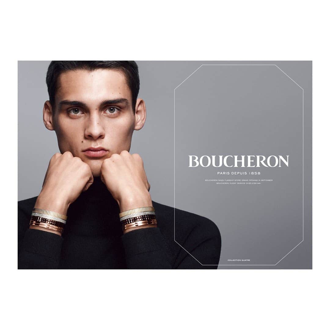 commons&senseのインスタグラム：「. BOUCHERON AW2023-2024 ADVERTISING CAMPAIGN  commons&sense man ISSUE35  #BOUCHERON @boucheron」