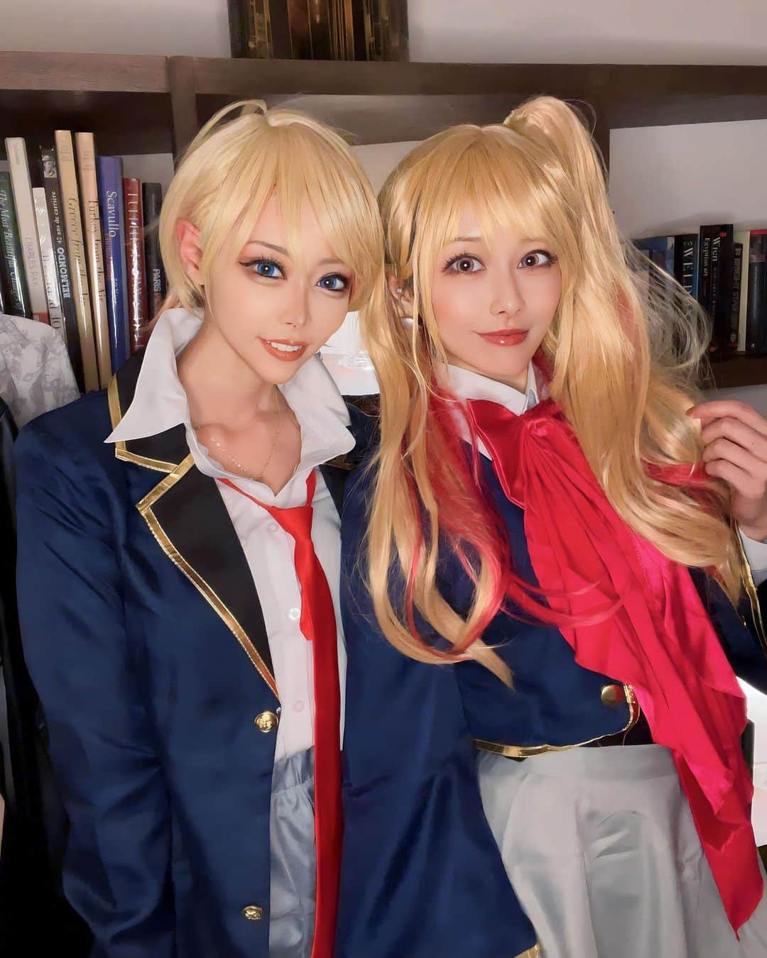 MIUさんのインスタグラム写真 - (MIUInstagram)「みりたすとペアショット🩶 星野アクア 星野ルビー  #推しの子　#cosplay #コスプレ  2023.10.15」10月17日 11時25分 - miu_sakurai_official