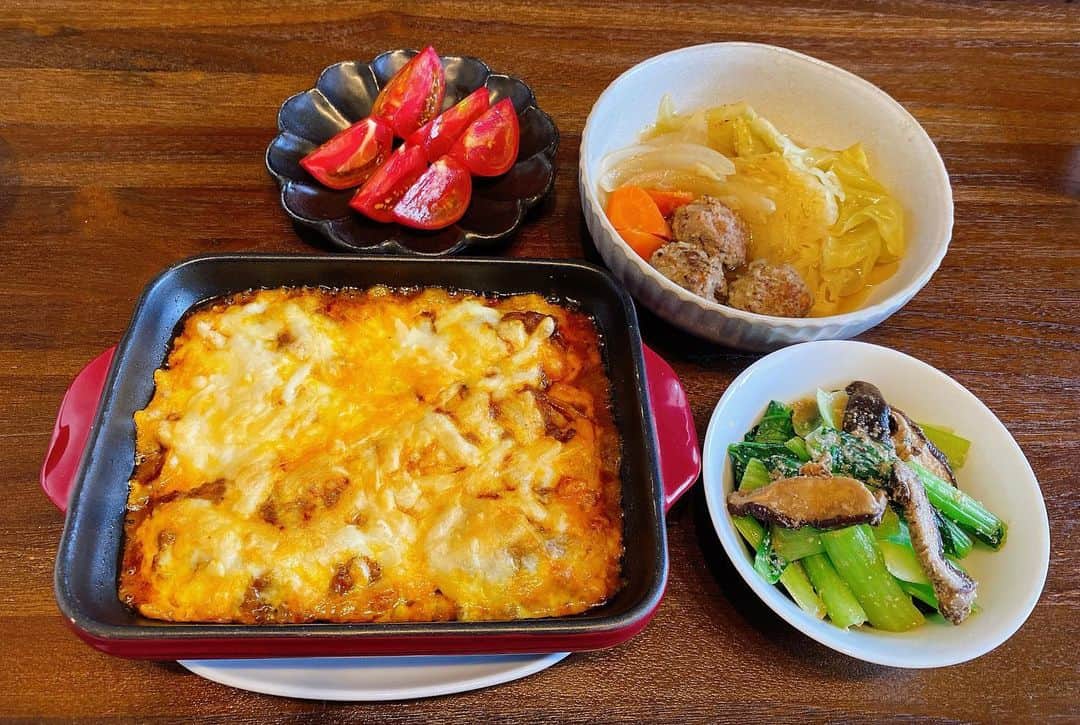 山崎ケイさんのインスタグラム写真 - (山崎ケイInstagram)「🍚 たまり献立  #献立」10月17日 11時48分 - kei_yamazaki_aisekistart