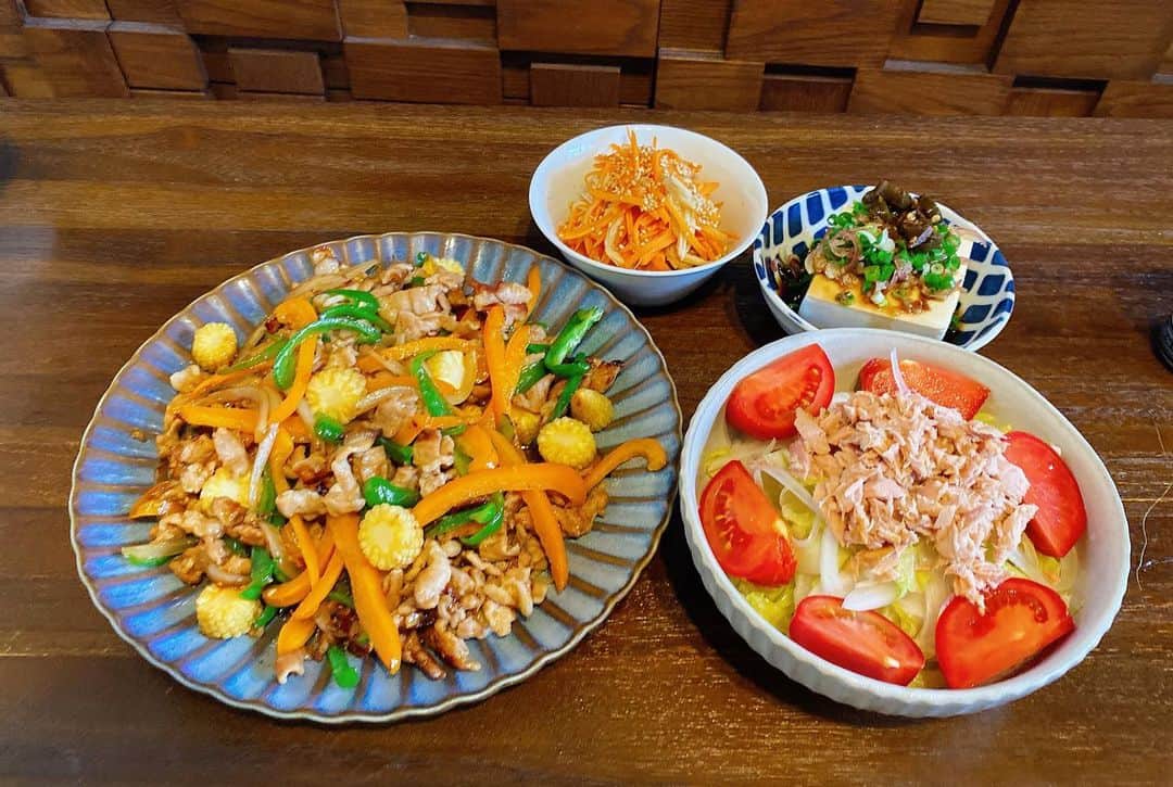 山崎ケイさんのインスタグラム写真 - (山崎ケイInstagram)「🍚 たまり献立  #献立」10月17日 11時48分 - kei_yamazaki_aisekistart