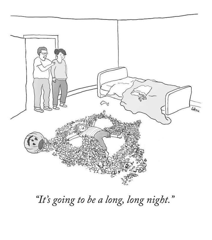 The New Yorkerのインスタグラム：「A cartoon by @loopyline, from 2022. #NewYorkerCartoons」
