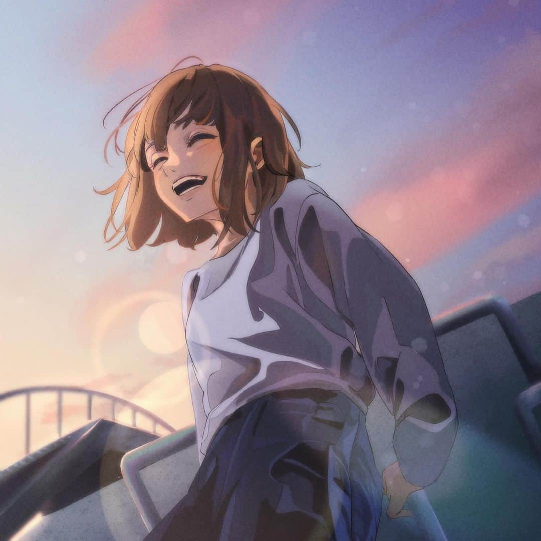 夏目雛子のインスタグラム：「I drew this based on the photo 🛝  #conceptart #conceptartist #characterart #artstyle #digitalpainting #digitalartist #digitalillustration #digitaldrawing #anime #manga #girldrawing #イラスト #イラストグラム」
