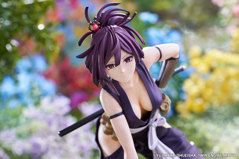 のインスタグラム：「PRE-ORDERS OPEN  ARTFX J Yuzuriha from the TV anime Hell's Paradise arrives as a 1/8 scale figure! Her slender physique befitting a Kunoichi and Ninja outfit sculpted to express her pose are brought to life.  We recommend you pre-order by October 31!  https://store.crunchyroll.com/products/yuzuriha-hells-paradise-jigokuraku-figure-4934054051595.html」