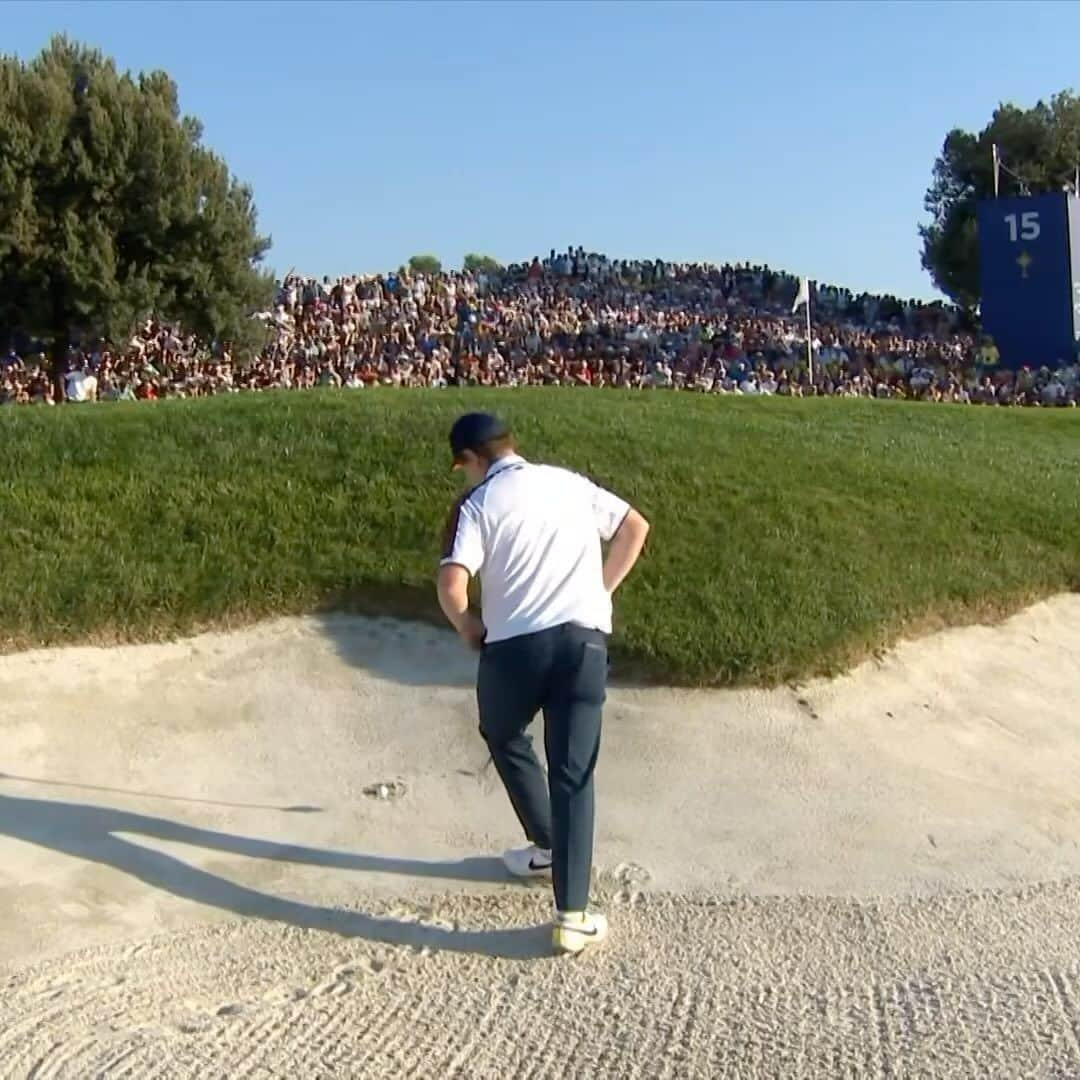 ロバート・マッキンタイアのインスタグラム：「Can we do this a few times a year 😍🇪🇺 @rydercupeurope」