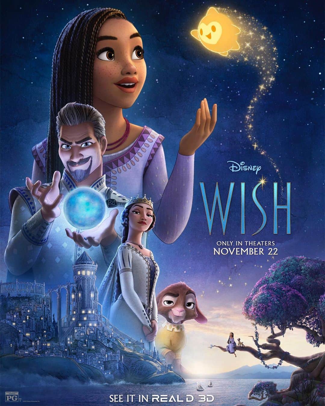 ウォルト・ディズニー・アニメーション・スタジオズさんのインスタグラム写真 - (ウォルト・ディズニー・アニメーション・スタジオズInstagram)「Make your wish come true ✨ 🤩 Check out these exclusive #DolbyCinema and #RealD posters from Disney's #Wish.」10月17日 5時03分 - disneyanimation