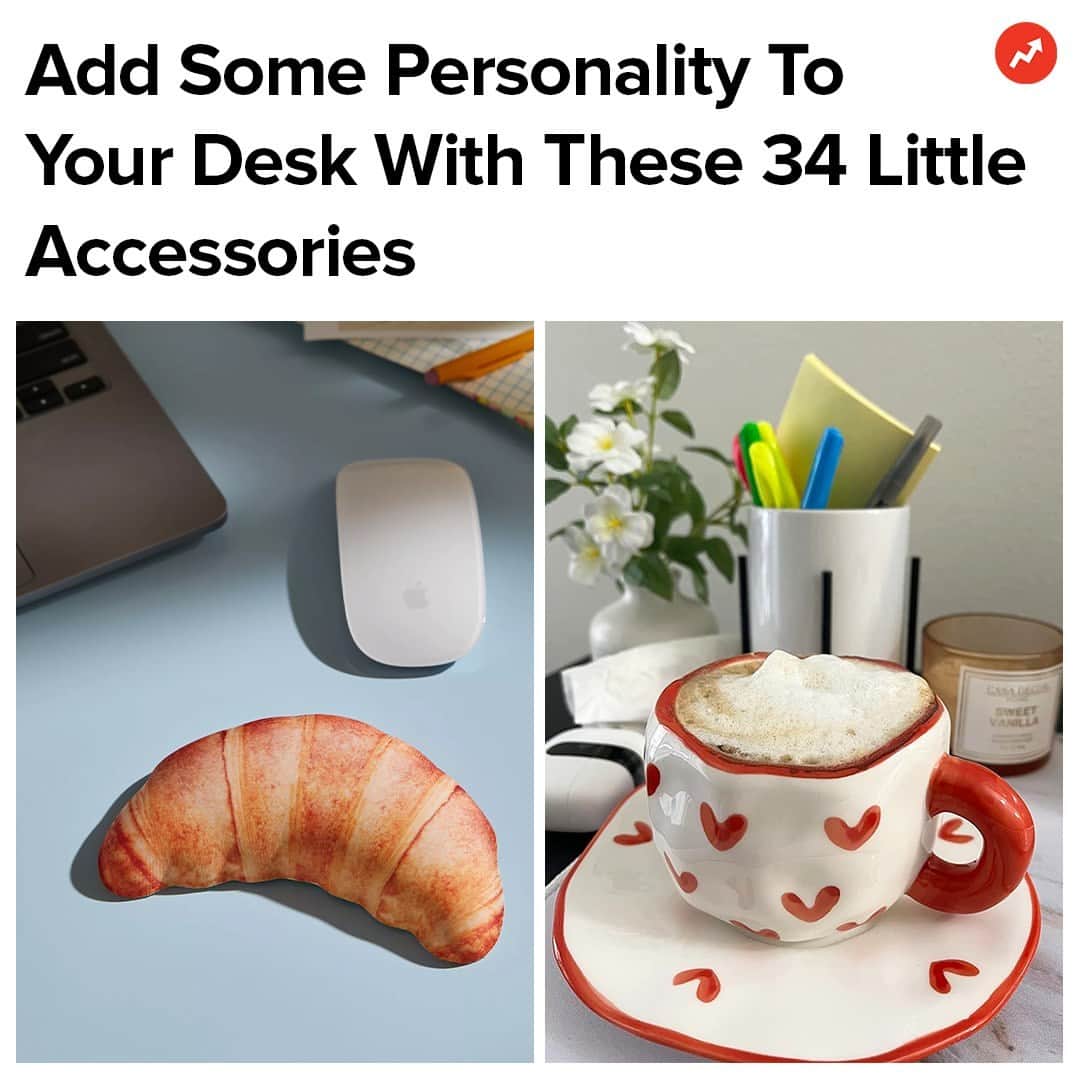BuzzFeedさんのインスタグラム写真 - (BuzzFeedInstagram)「There's a croissant wrist rest in here and it's making me very hungry. 🥐 Find these + more at the link in bio!」10月18日 4時30分 - buzzfeed