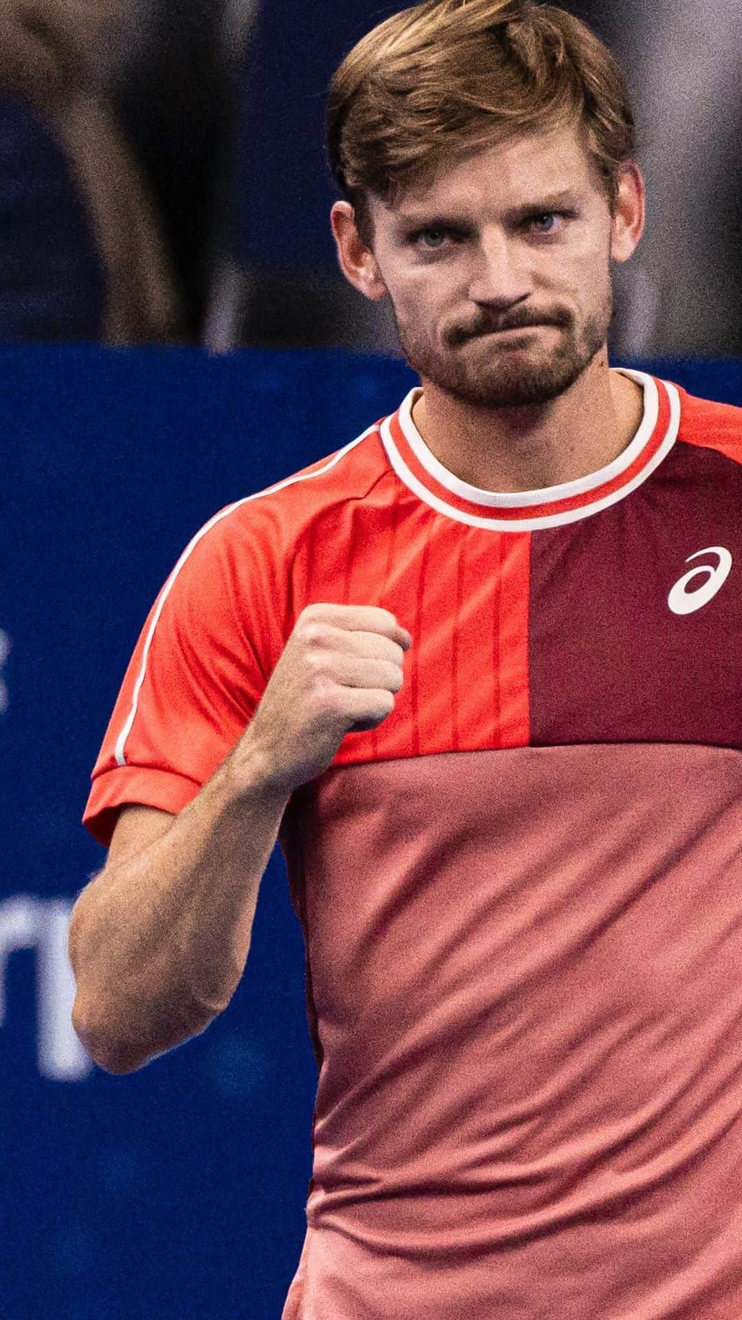 ダビド・ゴフィンのインスタグラム：「Perfect ending to a perfect day 🫶🏻  Goffin lighting up the court in Antwerp ⭐️  #europeanopen #tennis #atp #antwerp #goffin」