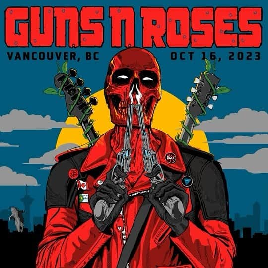 Guns N' Rosesのインスタグラム：「Vancouver, we’re back! Tonight is going to be special⚡️」