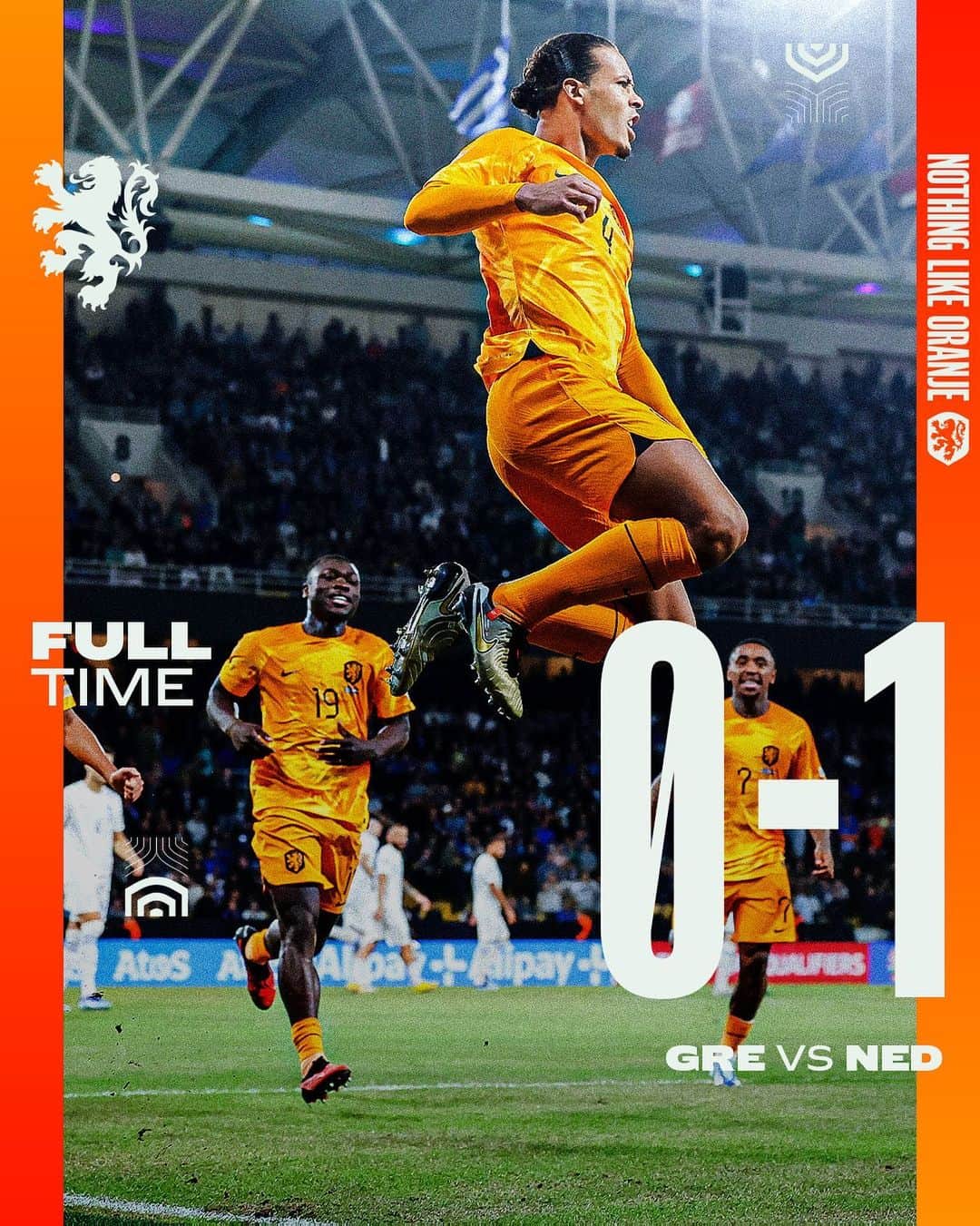のインスタグラム：「JUST IN TIME! 😤🟠  #NothingLikeOranje #GRENED」