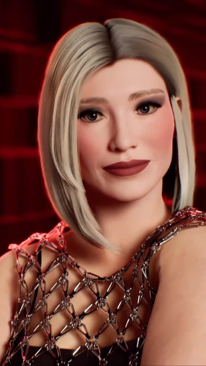 のインスタグラム：「Magnetic. Energetic. Uniquely unstoppable. Wearing shade Dolce Vita, Max sets the tone (and turns up the volume) wherever she goes. An underground DJ from New York City, she can count on Powermatte High-Intensity Lip Pencil’s 12-hour staying power to last through every late-night set. Learn more about our uniquely virtual ambassadors on narscosmetics.com.」