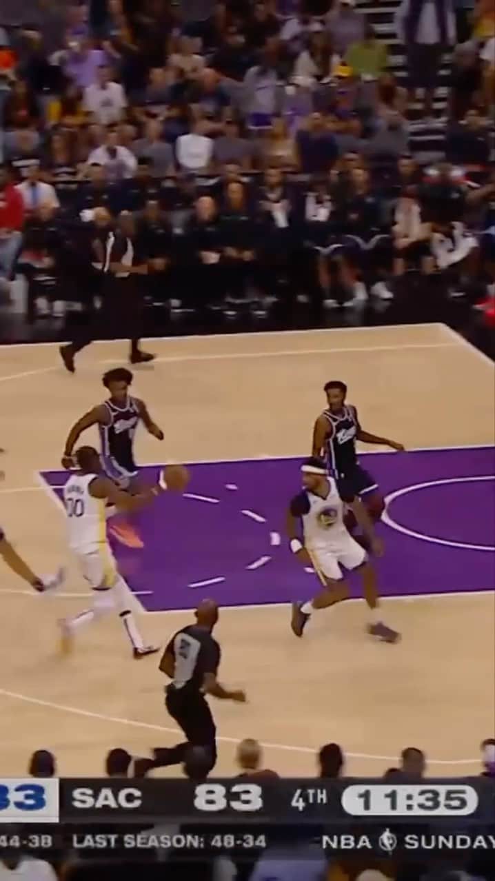 ゴールデンステート・ウォリアーズのインスタグラム：「GPII made this assist last night look EASY!」
