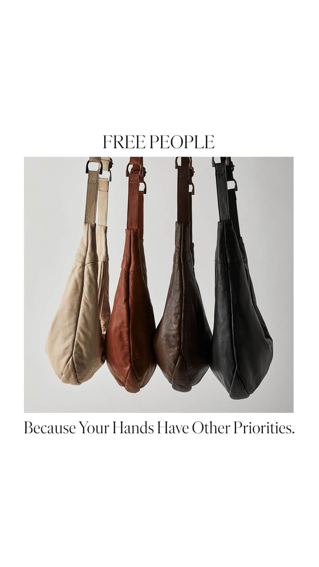 freepeopleのインスタグラム：「Give your hands a break with the Idle Hands Sling. Link in bio to shop all 9 colors.」