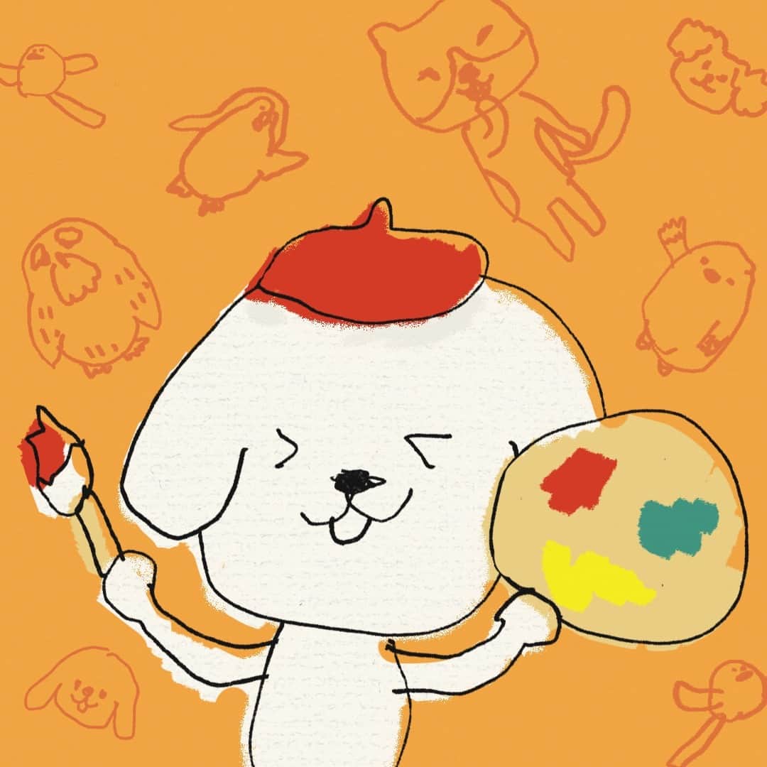 ダスキン ダス犬【公式】のインスタグラム：「. ／ 📢 #ダス犬 の芸術の秋まつり🍂🎑 ダス犬を描いてミスタードーナツを もらっちゃおうキャンペーン開催！！ ＼  ダス犬を描いて #ダス犬描いてみた をつけて投稿すると ミスタードーナツ5,000円分の 電子マネーギフトを毎月3名様にプレゼントッ🖌️🎨🍩 応募期間は12月20日(水)まで👌  ピンクや黄色でも 四角やまん丸でも どんなダス犬でもOK💟 思い思いのダス犬を描いて投稿してね◎  ★応募方法★ 1. @dusken_officialをフォロー 2.描いた作品を #ダス犬描いてみた をつけて投稿 ※鍵は外してね🔓  みんながどんなダス犬描いてくれるのか とーーーってもたのしみ🎈  #懸賞  #塗り絵  #キャンペーン  #ダス犬の芸術の秋 #ダス犬と秋の挑戦」