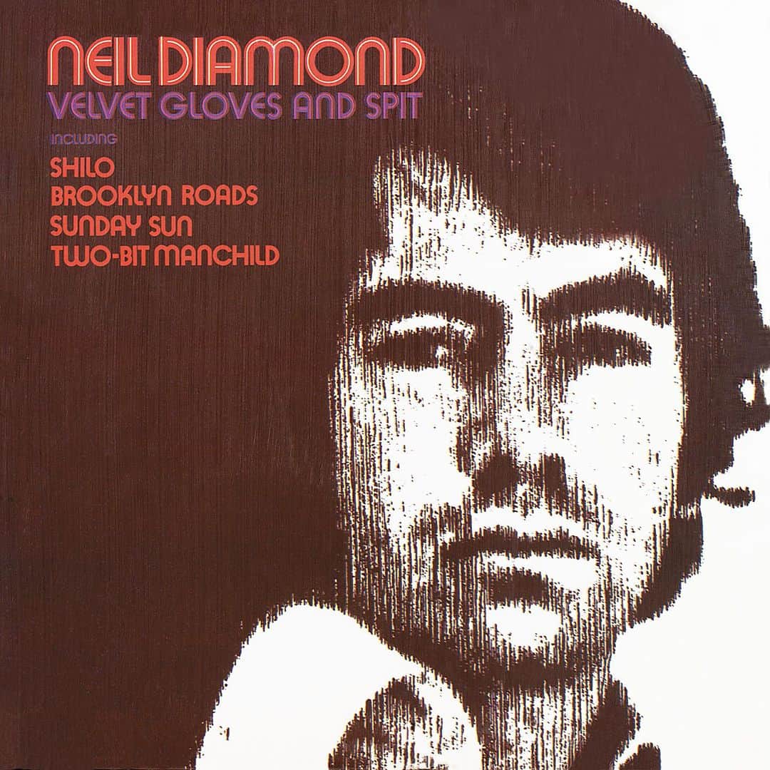 ニール・ダイアモンドのインスタグラム：「55 years ago this week, Neil Diamond released his third studio album ‘Velvet Gloves and Spit’! ~ Team Neil #NeilDiamond #VelvetGlovesAndSpit」