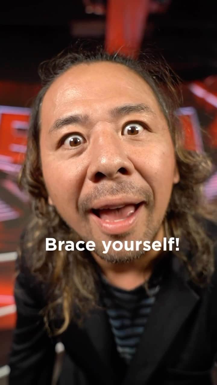 中邑真輔のインスタグラム：「Are you prepared, @kingricochet? FALLS COUNT ANYWHERE TONIGHT on the SEASON PREMIERE of #WWERaw! 🔥🔥🔥」