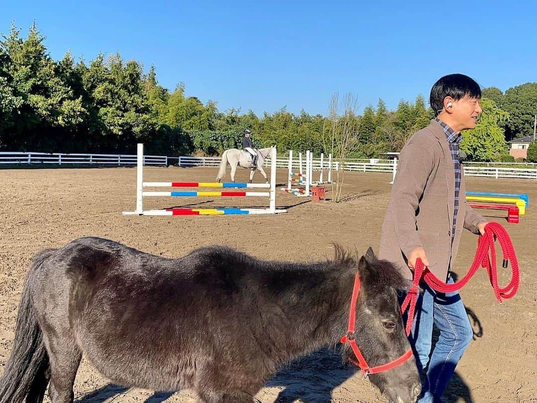 依田司さんのインスタグラム写真 - (依田司Instagram)「10月17日（火） 千葉県富里市で３０年続く乗馬クラブ『レアルネップ』から。 実はコチラ、芋掘りやディーゼル機関車から手を振ったり近頃出番の多いAD松下くんのご両親がやられている乗馬クラブなんです。小さな頃から馬に乗っていたので、彼の乗馬姿かっこよかった。 ここには元競走馬など１７頭の馬がいて、初心者から経験者まで、それぞれのスタイルに合わせた体験ができます。 元々、トップライダーであったオーナーに指導してもらえるので、障碍や馬術などの技術を習得することもできますし、可愛らしいポニーもいるので、お子さまでも挑戦できますよ。 スポーツの秋、乗馬を体験してみたいという方、意外に多いと思います。「レアルネップ」自信を持ってお勧めできます。  #レアルネップ #乗馬体験 #DoCLASSE #ドゥクラッセ #依田さん #依田司 #お天気検定 #テレビ朝日 #グッドモーニング #気象予報士 #お天気キャスター #森林インストラクター #グリーンセイバーアドバンス #プロジェクトワイルド #IPCC伝導者 #japan #japantrip #japantravel #unknownjapan #japanAdventure #japanlife #lifeinjapan #instagramjapan #instajapan #療癒 #ilovejapan #weather #weathercaster #weatherforecast」10月17日 8時48分 - tsukasa_yoda